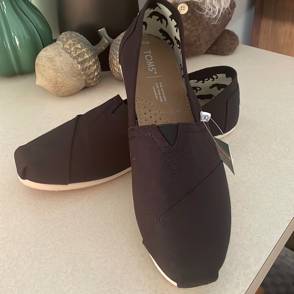 TOMS Black Alpargata Canvas